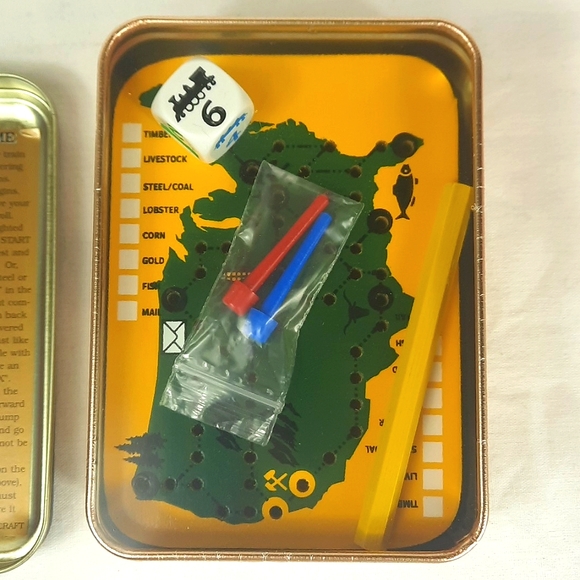 The Great Railroad Game Vintage Game Series with Tin NEW Sealed - Picture 3 of 7